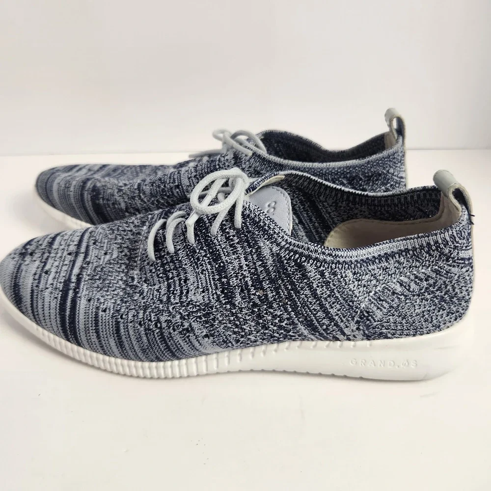 Cole Haan Zero Grand Women's‎ Blue Comfy Casual Lace-up Sneakers Size 8B